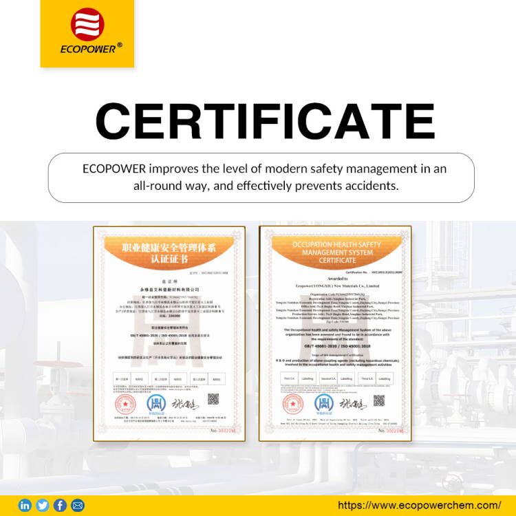 ECOPOWER Atualizar Certificado OHSAS18000