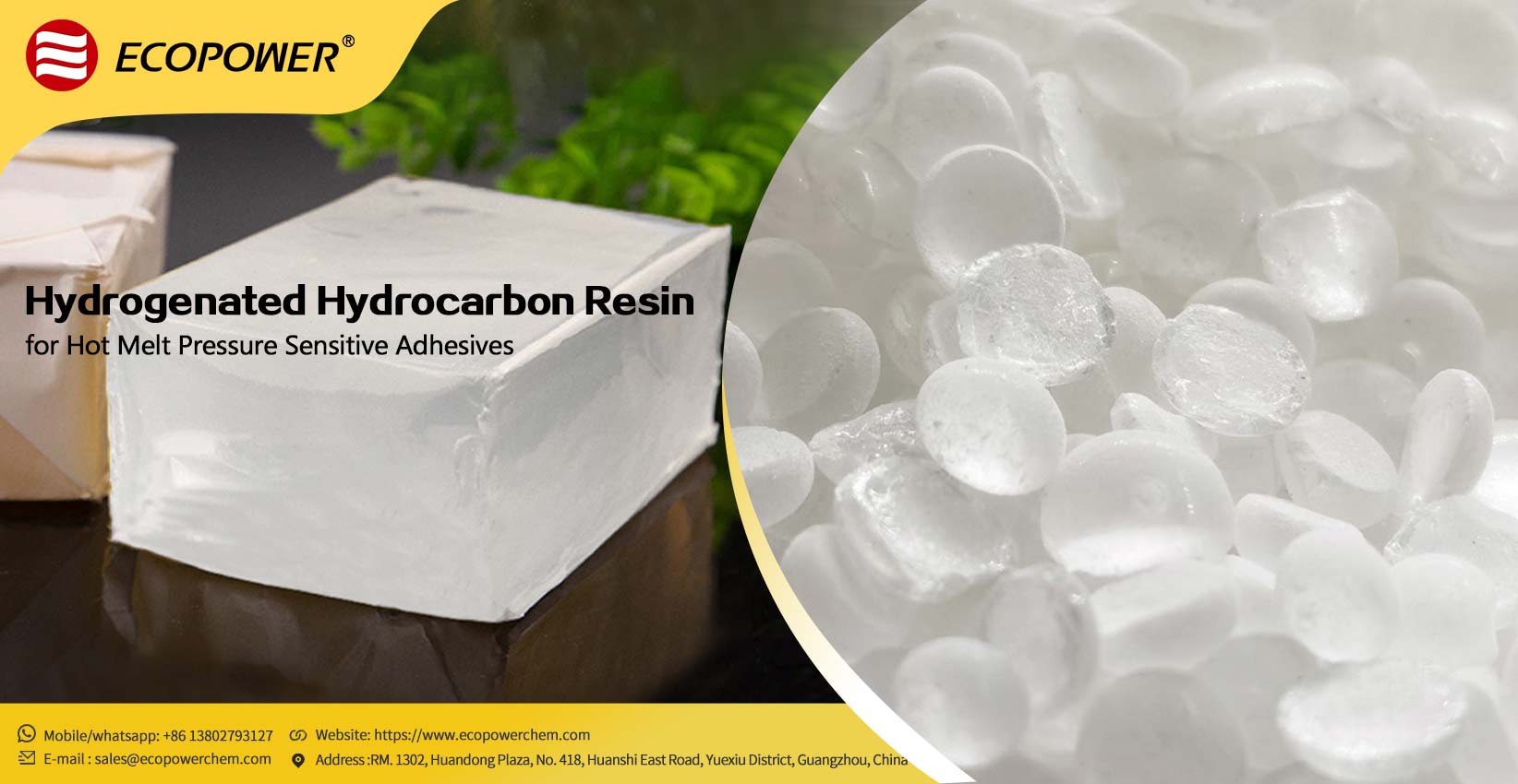 Resina de Hidrocarboneto Hidrogenado: Um Material Versátil para Adesivos Hot Melt Sensíveis à Pressão